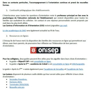 Contacter le CIO